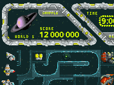 Iron Grip - Gameplay game games pixel art spaceship