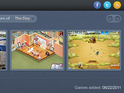 Games Talks Social Buttons buttons games icons social