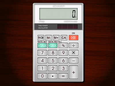 Calculator ap icon illustration texture ui