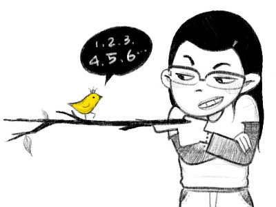a little yellow bird painting