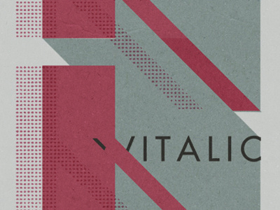 Vitalic minimal typography