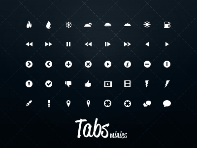 Tabs Minies: Old Friends Preview II 16px glyph icon minies tabs tabsicons