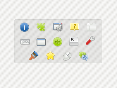 Menu Icons2 fireworks icon icons menu pixel tool toolbar