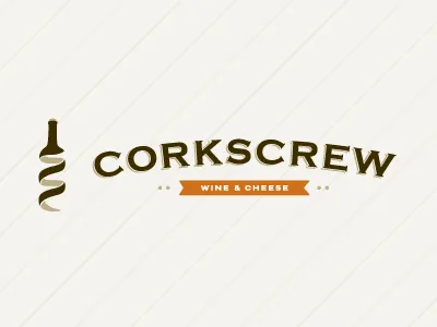 Corkscrew Logo bar corkscrew icon logo wine
