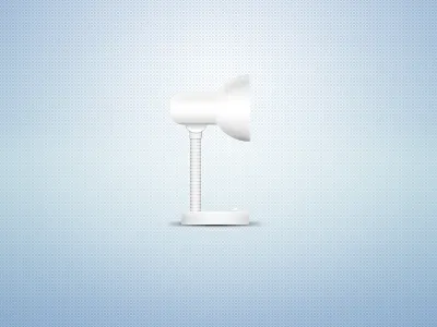 Lamp 3d lamp light metallic