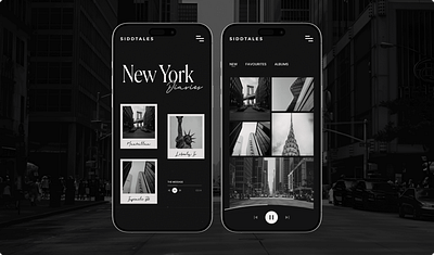 Instagram Layout Challenge: Post 3 app design figma instagram layout mobile screens new york post design travel ui