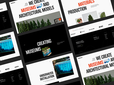 Minibricks | Web redesign Project | Landing Page Design craft design landing page minimal mockup museum redesign ui ux website