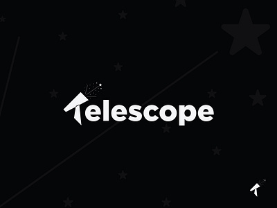 Telescope Logo Design astrography astrology branding design earth galaxy graphic design icon inspire logo logo design logos star telescope typography vector view