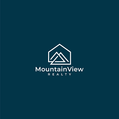 Mountain View Realty: Minimal Line Art Logo Design brand identity branding creative design design logo graphic design illustration line line art logo logo design logo inspiration logo maker logos logotype minimal minimal logo modern simple unique