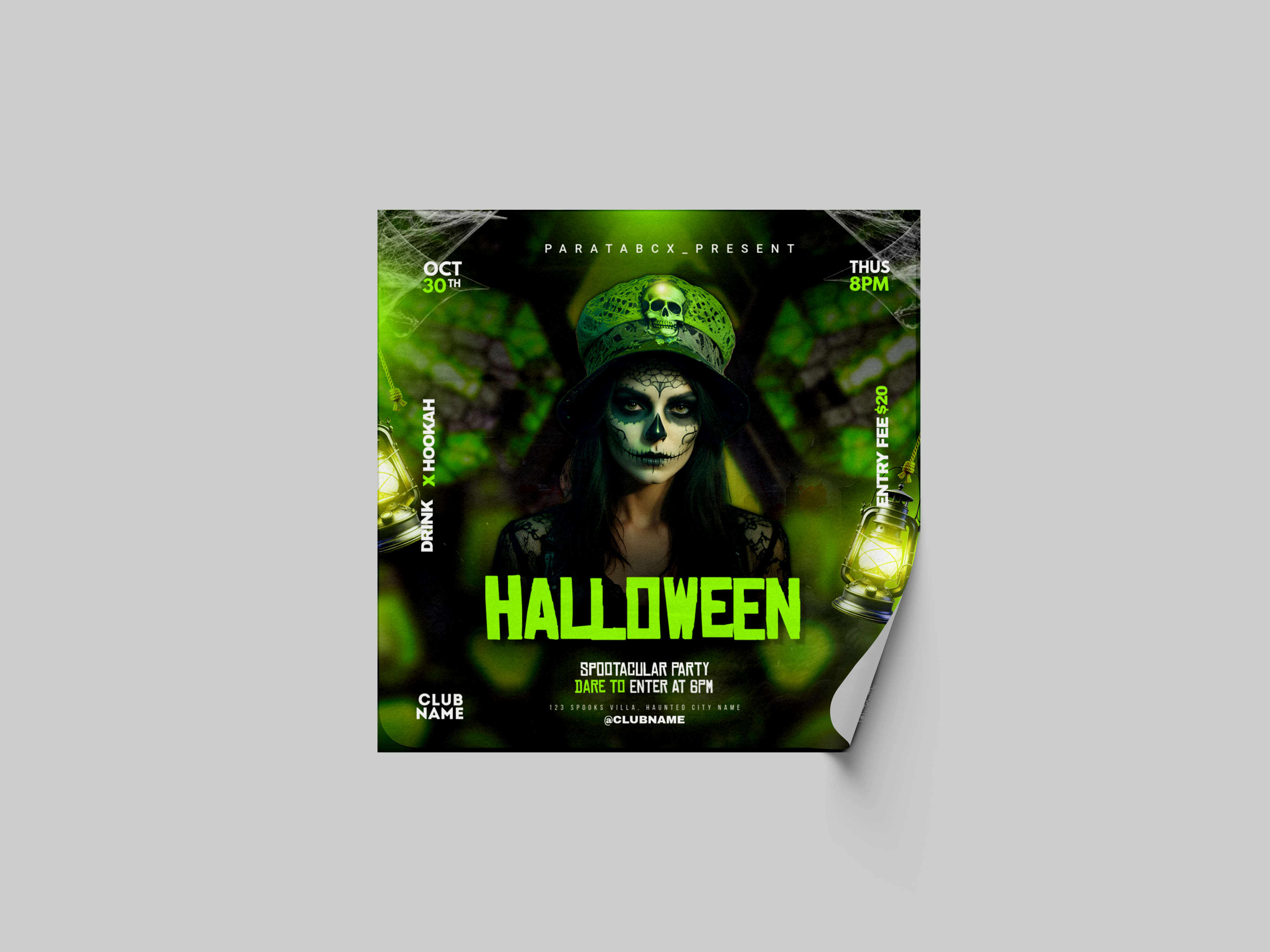 Halloween Flyer design flyer flyer design graphic design halloween flyer poster poster design