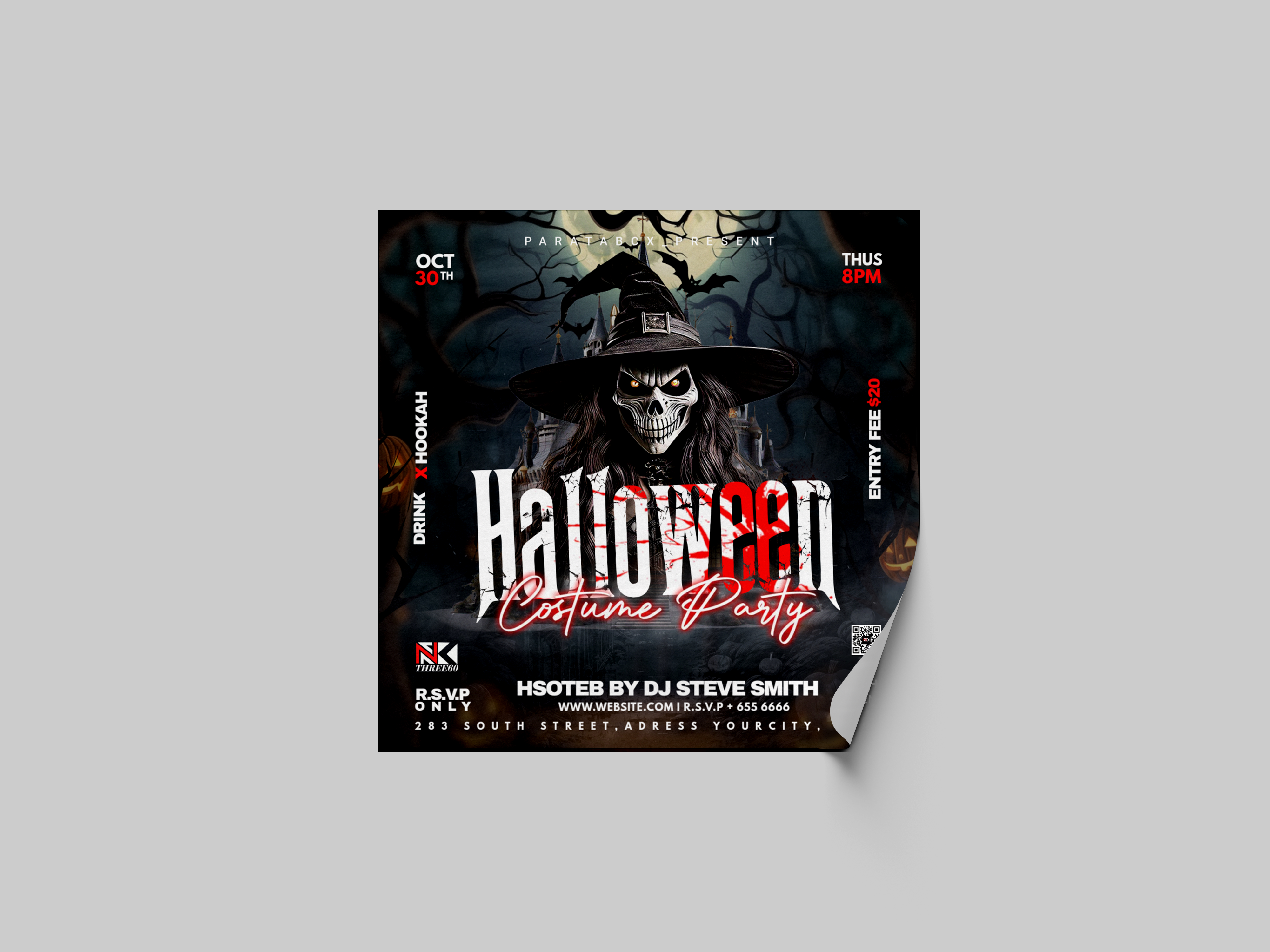 Halloween Flyer design flyer flyer design graphic design halloween flyer poster poster design