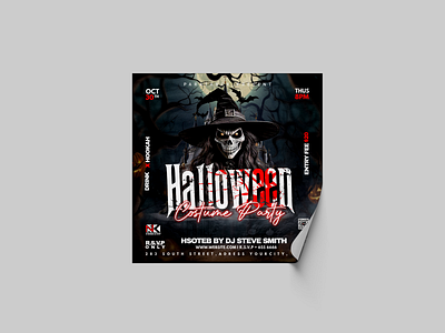 Halloween Flyer design flyer flyer design graphic design halloween flyer poster poster design