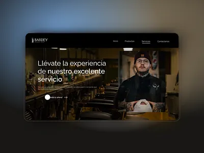 Landing Page Barbershop barbershop design landing landingpage product design ui web