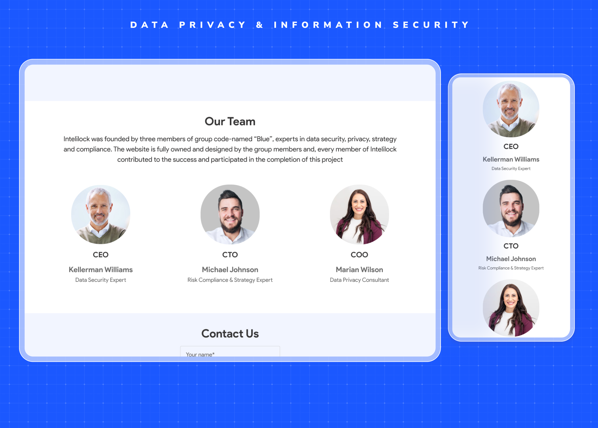 Example of Mobile & B2 B Saa S Web App Design