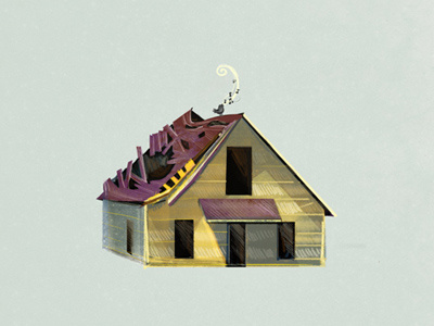 Pocket Abandoned Barn art barn cute illustration sketch