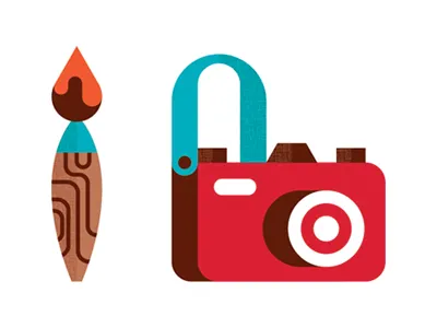 Target Education art camera creativity drip education illustration minneapolis paint paint brush painting photo photography target woodgrain