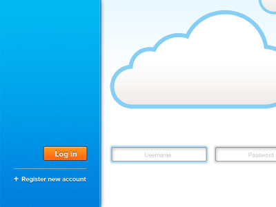 Login UI for upcoming web app blue healthcare login ui