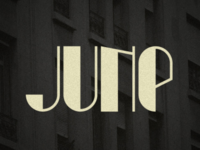 June font type typography