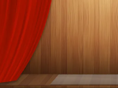 Wooden Stage hyperreal stage wood