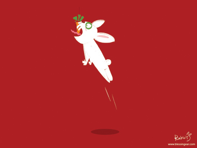 Rabbit painting