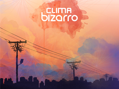 Clima Bizarro Thumb bizarre city cover single vectors watercolors weather