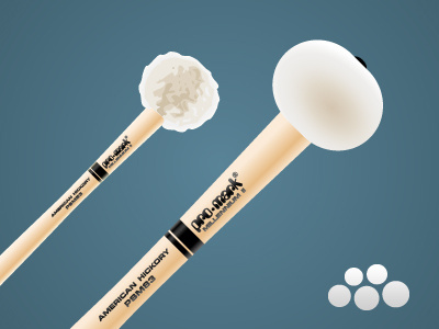 Mallets app illustration ios vector