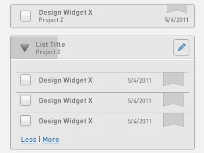 Zeggio application projects tasks widgets