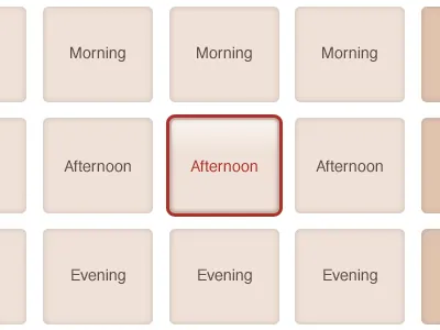 Booker App Zoom app booker buttons interface ui zoom