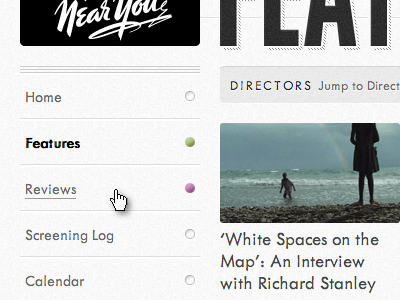 Navigation, h2 black css filmotype glenlake grey html metallophile sp8 white