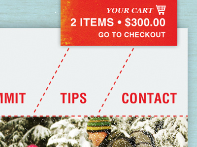 Your Cart cart dash red texture web website
