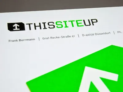 THISSITEUP branding cd corporate design identity stationery