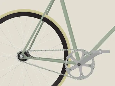 Le Pignon Fixe #1 bicycle bike fixed fixie graphics illustration oldschool vintage