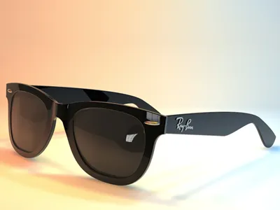 3D Ray Ban Sunglasses 3d c4d cinema4d ray ban sunglasses