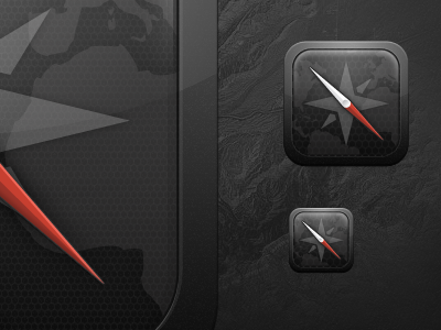 Tactical Nav Icons app icon ios ui