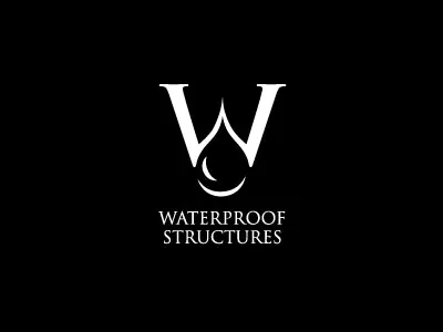 Water Drop Peter Vasvari and art black concealed d drop initial logo nature negative positive silhouette space structures w water