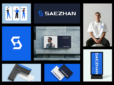 SAEZHAN - Brand Identity brand design brand identity brand identity design branding design identity logo logo design logo designer logotype visual identity