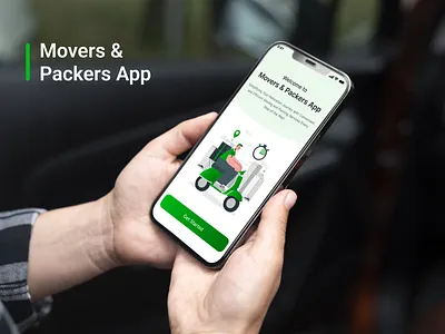 Smart Movers & Packers App for Hassle-Free Relocation Services ui