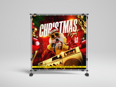 Christmas Night Post christmas design flyer flyer design graphic design poster poster design