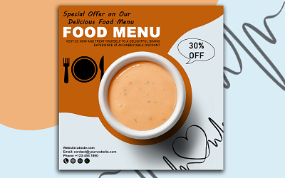 Delicious Food Menu Flyer Design Template cafe menu design discount flyer editable flyer food menu design food promotion graphic design template psd template restaurant flyer restaurant marketing special offer design