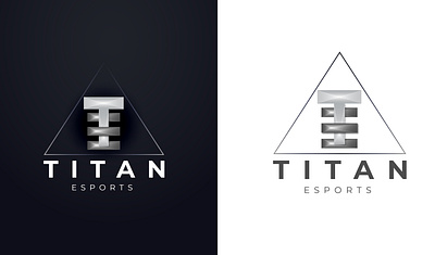 Geometric Titan Esports Logo design - TE logo d branding esports logo gaming logo geometric logo logo logo design polygonal logo te logo