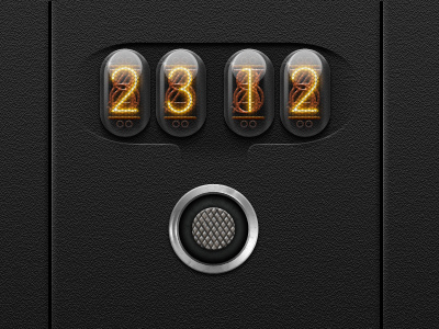 Black classic app buttons iphone ui