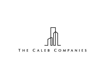 THE CALEB COMPANIES Peter Vasvari building companies construction estate house line logo real tower