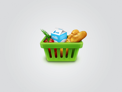 Basket Icon basket cart food icon shop shopping