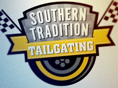 Southern Tradition Tailgating NASCAR racing tailgating tire yellow