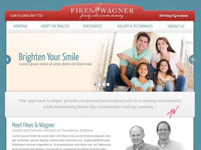 Dentist Site grey simple