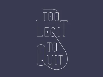 Too Legit doodle mchammer type