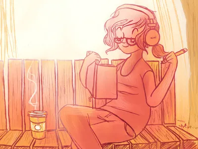 KissMyBit Blog Illustration 2 beauty blog girl woman