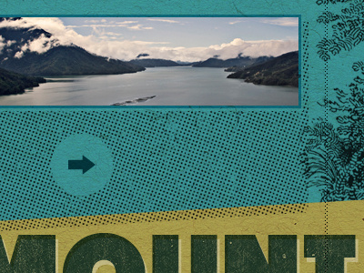 Mount halftone nature! texture web