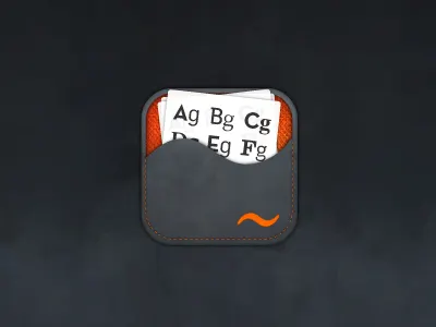 Fontfuse Mobile Application Logo V2 application fontfuse icon logo mobile typography