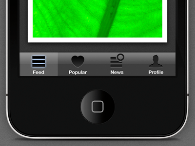 Instagram tapbar instagram interface ios iphone tapbar ui
